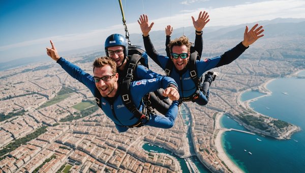Découvrez le saut en parachute à marseille : sensations garanties !
